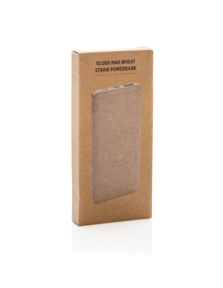 Powerbank 10.000 mAh  in fibra di grano